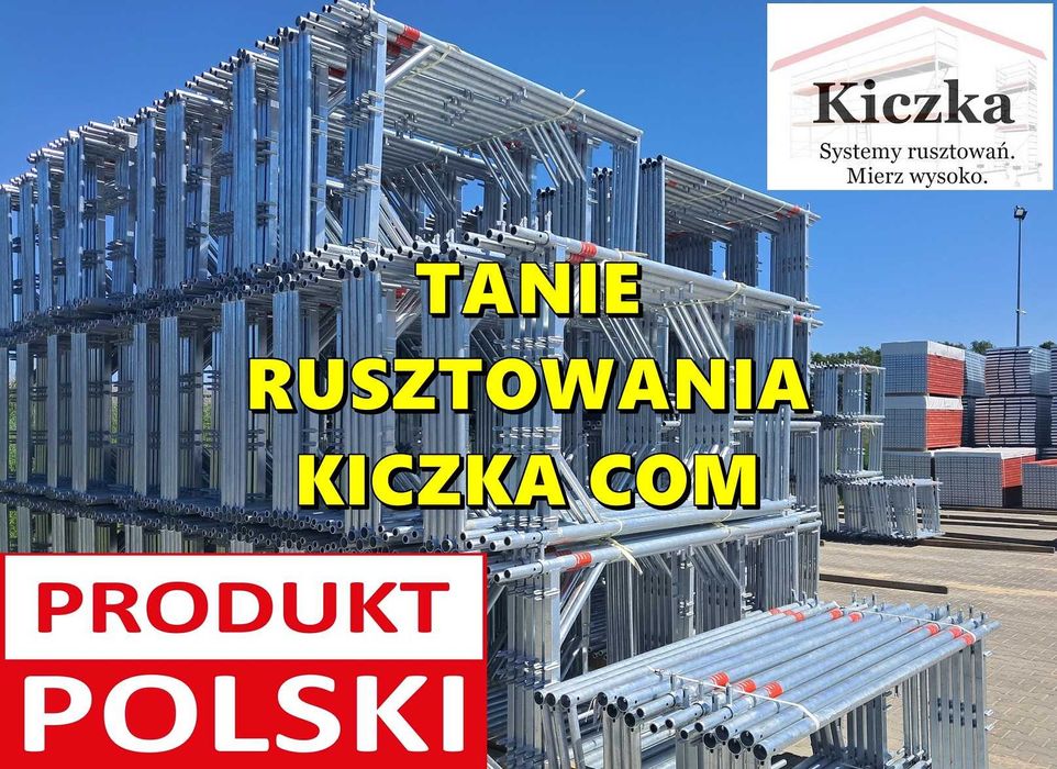 RUSZTOWANIA Do Elewacji Dociepleń RUSZTOWANIE PLETTAC ~200m2 -Nowe Nie UŻYWANE Rusztowania Elewacyjne Fasadowe Typ PLETTAC BAUMAN Rux Bosta - SPRZEDAŻ