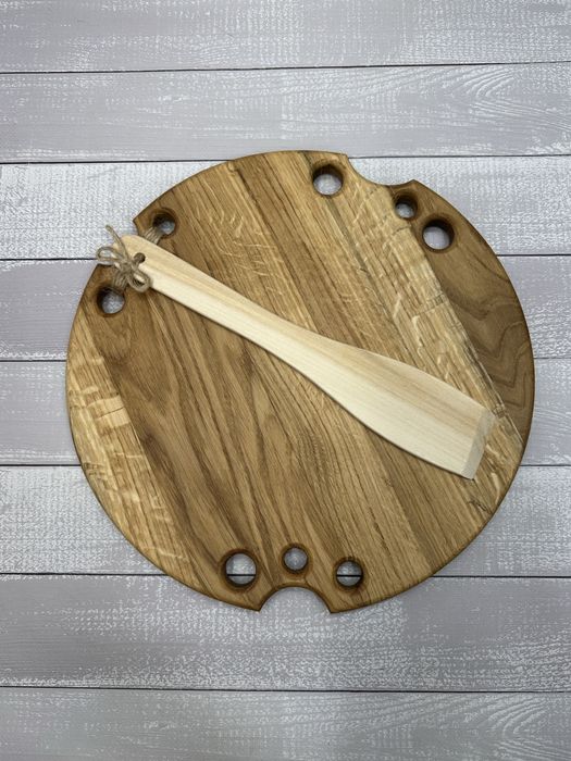 Дошка кухонна обробна доска разделочная кухонная ручная робота дуб