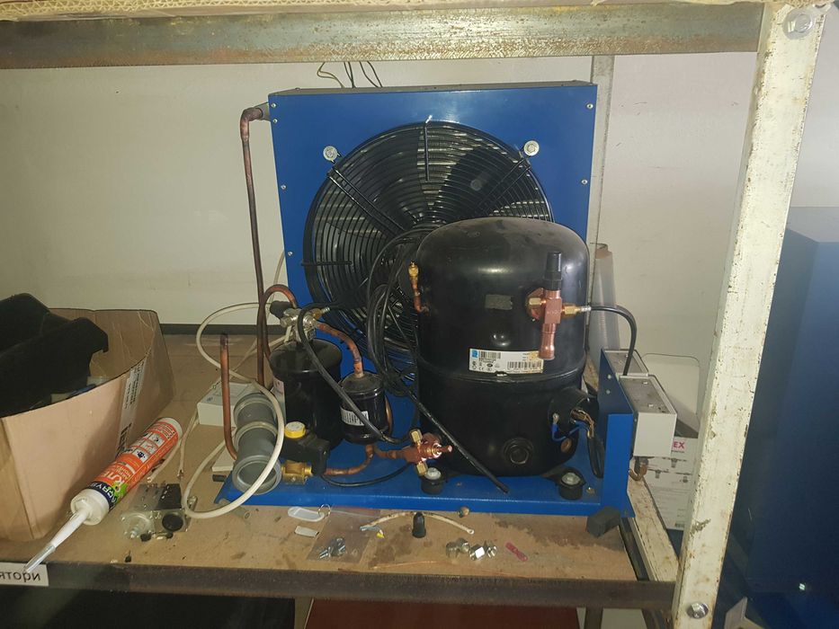 Промышленный холодильный агрегат для охлаждения грибов Одесса