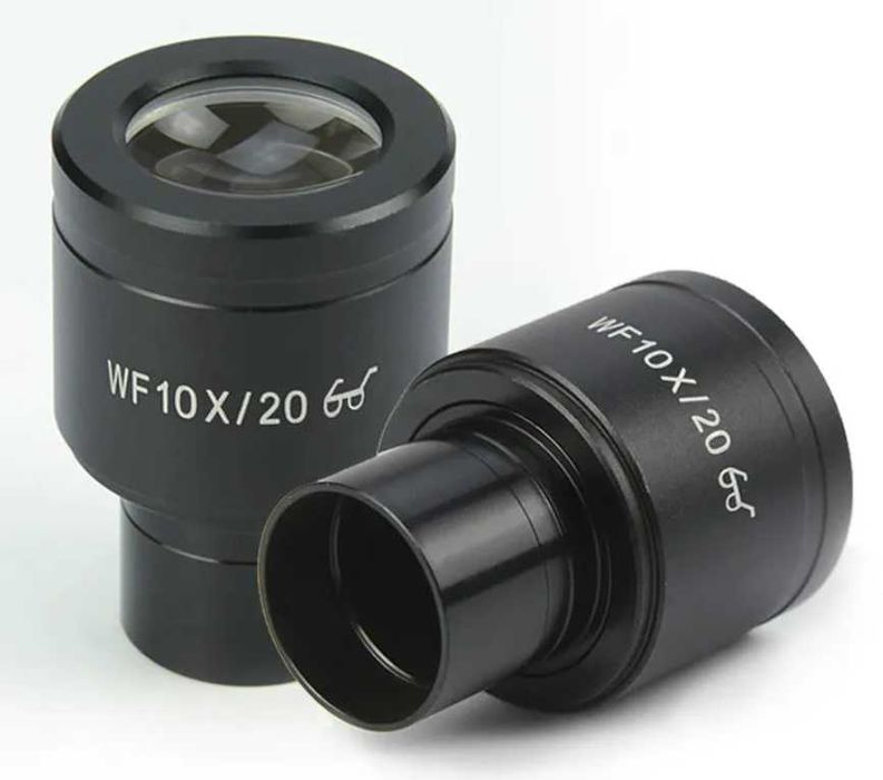 Окуляры 10х с полем 18 / 20 / 24 мм широким для микроскопа для очков