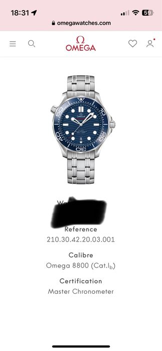 Omega Seamaster Diver 300M 210.30.42.20.03.001