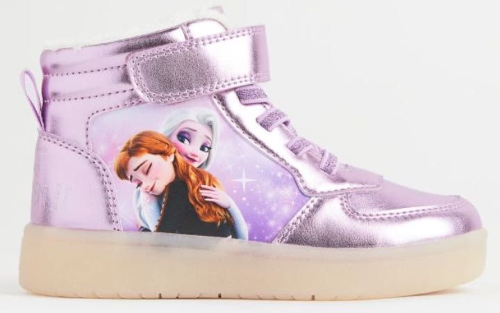 Buty Elza, Elsa, Kraina Lodu, Frozen, diody, świecące led NOWE 26
