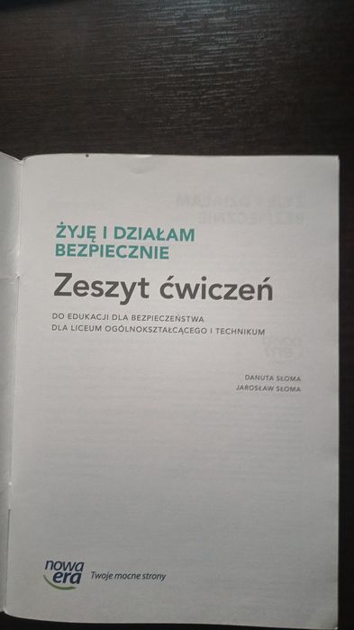 Żyje i działam bezpiecznie do Edukacji dla bezpieczeństwa.