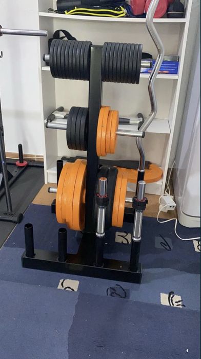 Suportes de discos e barras