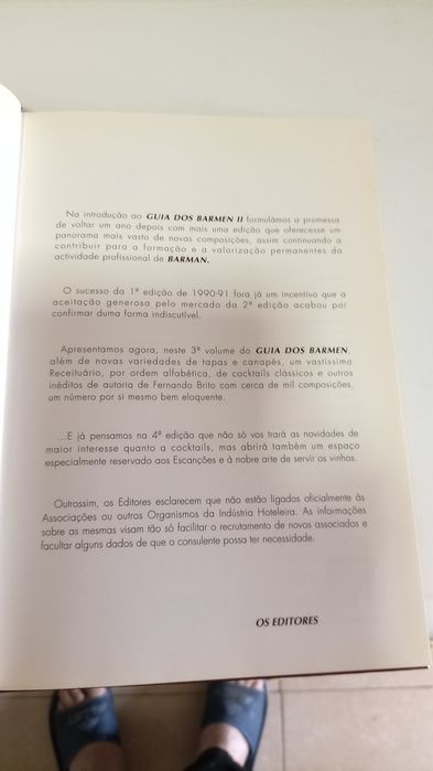 Guia dos Barmen III  Cocktails.