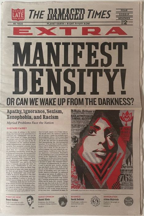 Shepard Fairey - The Damaged Times - Newspaper
