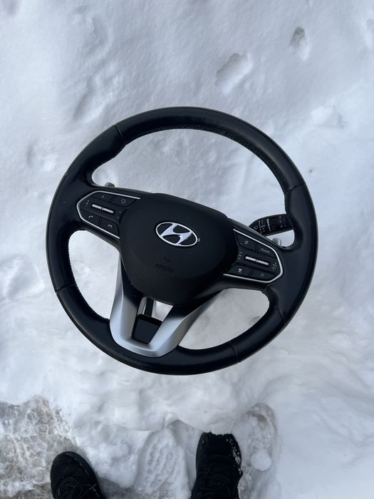 Подушка в руль, airbag hyundai santa fe 19-