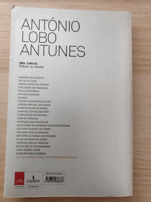 Livro - que cavalos são aqueles que fazem sombra no mar