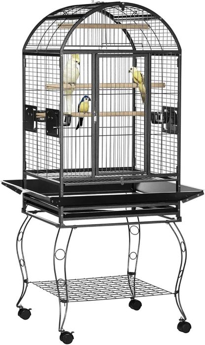 PORTES GRÁTIS - Gaiola para AVES, com rodas, 80x76,5x168cm