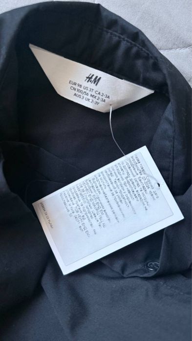Дитяча рубашка нова H&M 98 см
