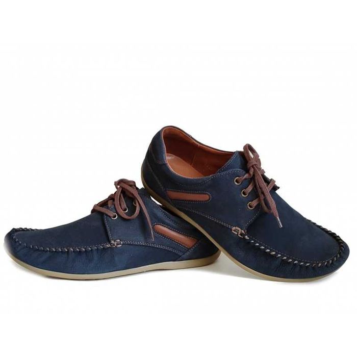 Półbuty / Mokasyny granatowe RIKO 801, r. 41