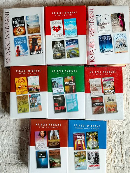 Książki wybrane Readers Digest poleca Zestaw 8 sztuk
