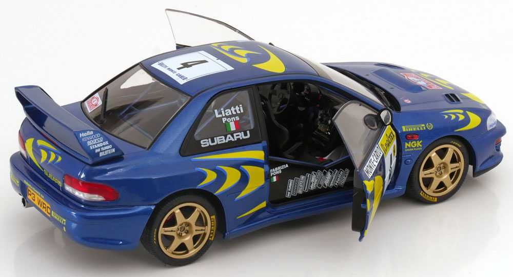 Solido 1/18 - Subaru Impreza #4 Winner Rally Monte Carlo 1997