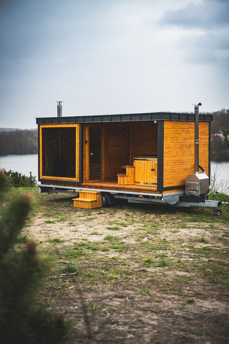 Sprzedam Saunę Jacuzi Domek Spa na przyczepie Mobilny biznes  okazj