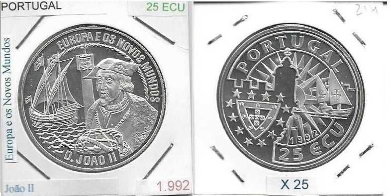 D. João II - - - Europa e os Novos Mundos - - - - -Moedas