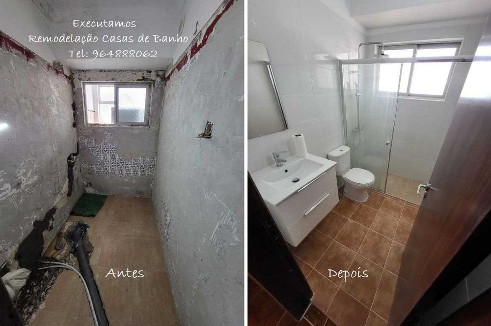 Limpeza WC, Remodelação Casas de banho. Quer ter Casa de banho NOVO?