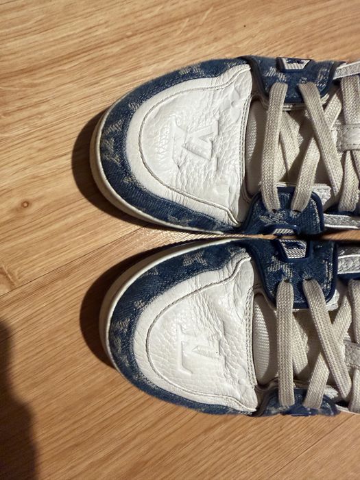Louis Vuitton trainer blue denim