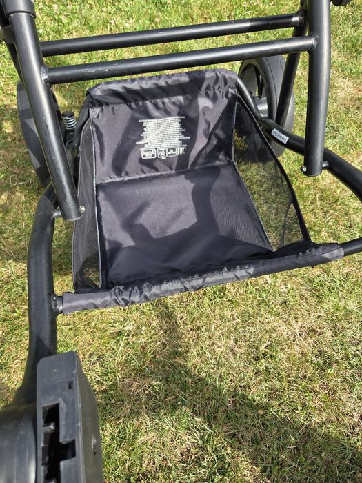 Коляска 2 в 1 (люлька і прогулянковий блок) Bebetto B 42 Pro бежева в