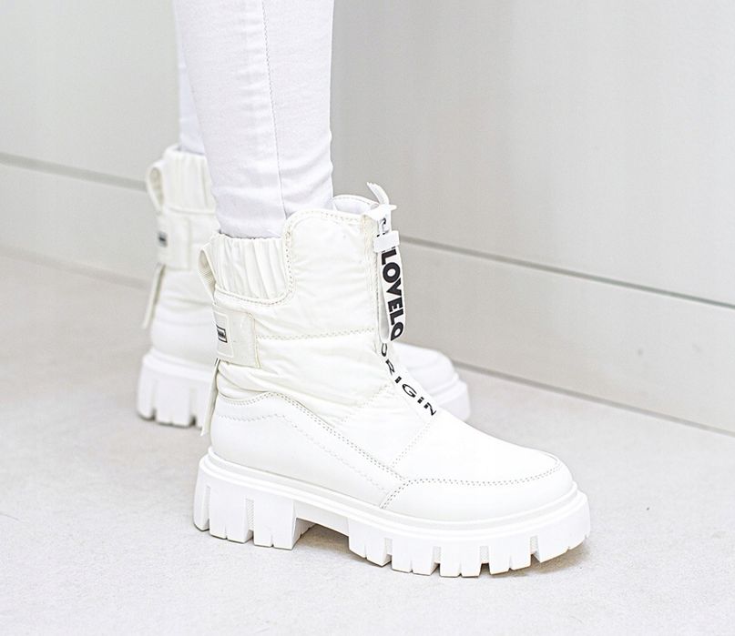 36 37 38 śniegowce 39 40 41 botki zimowe ortalionowe na grubej podeszw