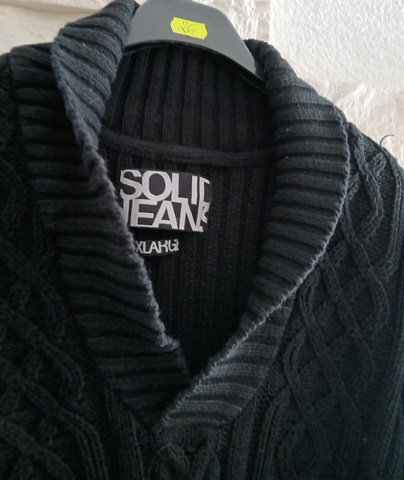 Sweter czarny XXL Solid jeans