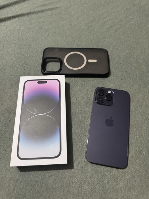 Apple Iphone 14 Pro Max GWARANCJA Deep Purple 128GB 100% baterii