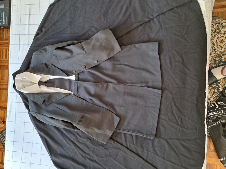 Traje academico completo tam. 40