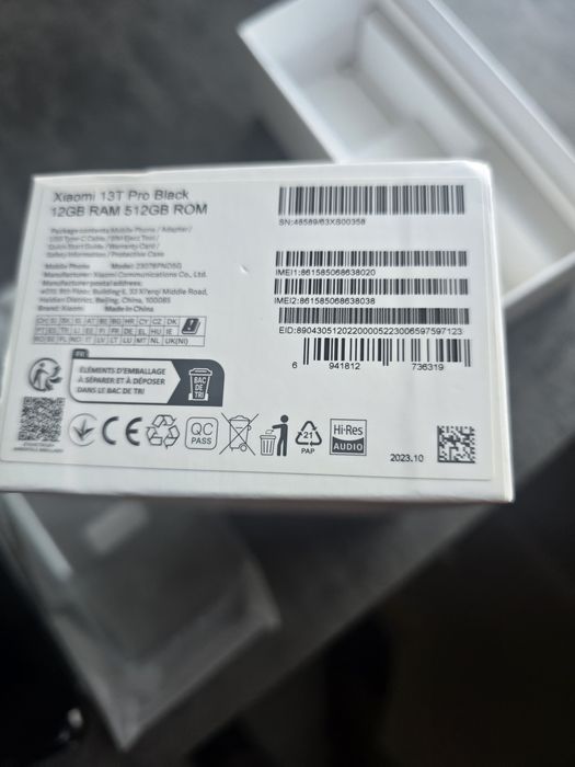 Smartfon xioami 13t pro, 512GB, stan jak nowy