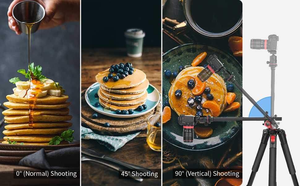 Tripé 200cm suporta até 15Kg adaptação monopé fotografia e vídeo