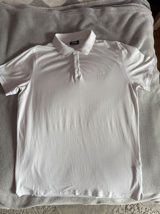 Polo białe Karl Lagerfeld roz. L oryginalana