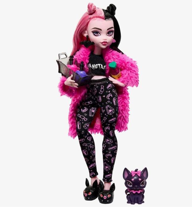 Lalka MONSTER HIGH Pidżama Party Draculaura HKY66