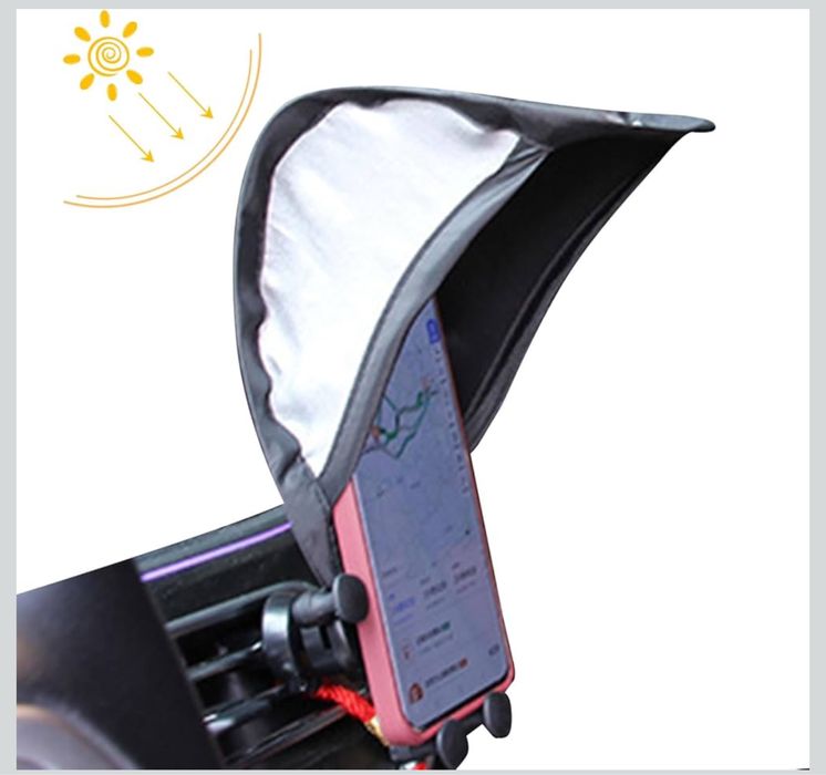 Protetor sol para telemovel no carro