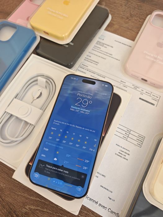 iPhone 16 Pro Max 256GB Sierra Titanium SemiNovo C/Garantia