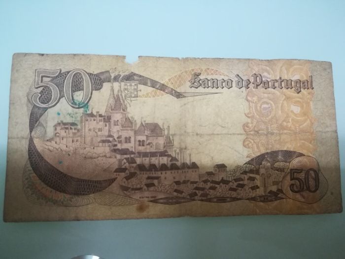 nota de 50 escudos