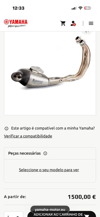 Escape akrapovic mt07