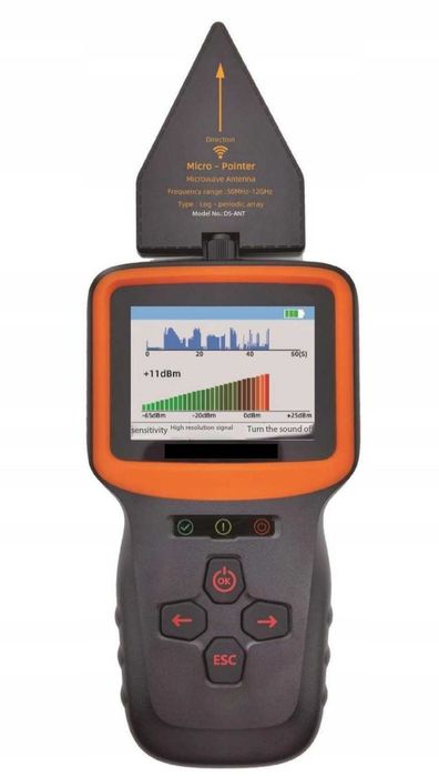 Wykrywacz Zagłuszacz Podsłuchów Kamer WIFI GSM 2G 3G 4G LTE 5G GPS