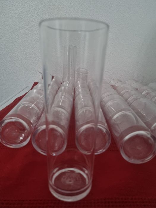 35 Copos Tubo de PC