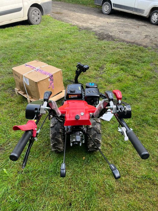 Ciągnik jednoosiowy Loncin 420cm3 13KM glebogryzarka 65cm + kopaczka