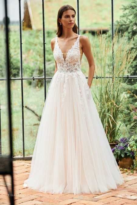 Suknia ślubna Elizabeth Passion, jak nowa (Rozmiar 36)