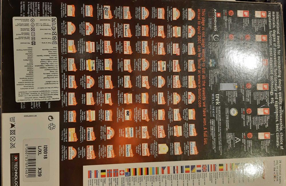 Leginsy damskie 3/4 X-BIONIC Energy Acumulator L/XL