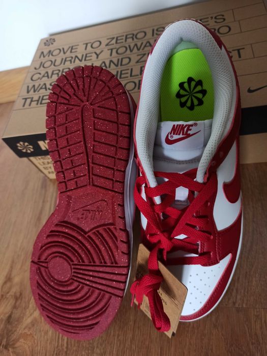 Nike Dunk Low Next Nature White Gym Red  roz. 40 / 25,5 cm DN1431.-101