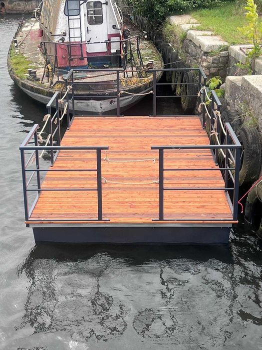 Platforma Pływająca Pomost Pływający Katamaran Taras Tratwa Działka