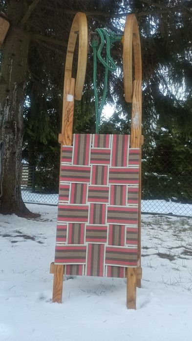 Solidne Sanki drewniane