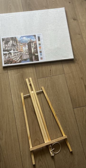 Malowanie po numerach 40 × 50 cm – miasto nad wodą