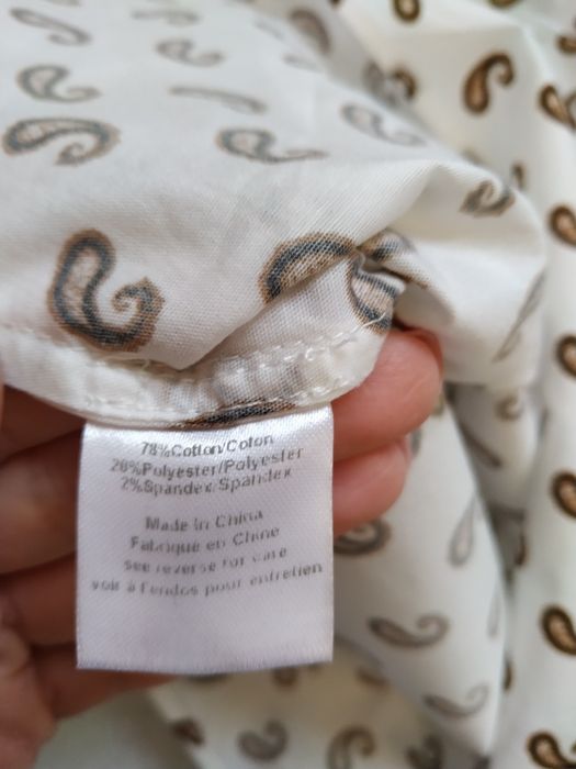 Bluzka hiszpanka Caroline Constas, biala, odkryte ramiona, L, wzory