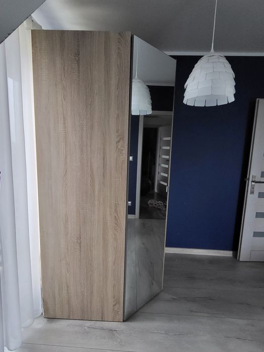 Szafa narożna Black red white