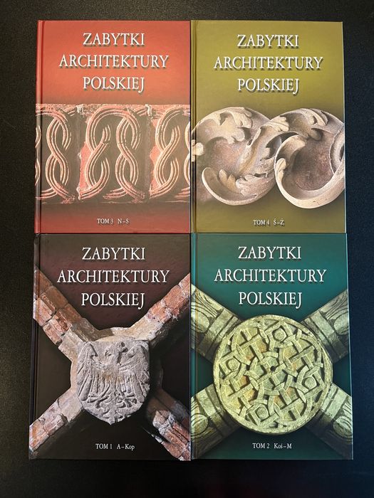 Album Zabytki architektury polskiej zestaw 4 książki