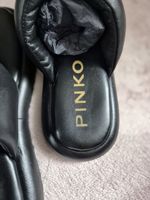 Klapki Pinko 38 skóra naturalna