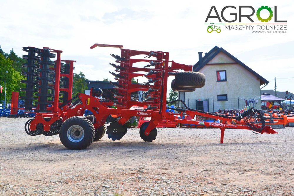 Brona talerzowa ciągana AGRIMET MULTICAT 5m Rolmako U652 4 6 8m