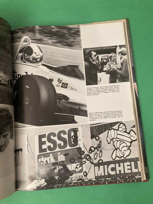 Livro El año automovil 1981/1982 Com muitas fotografias