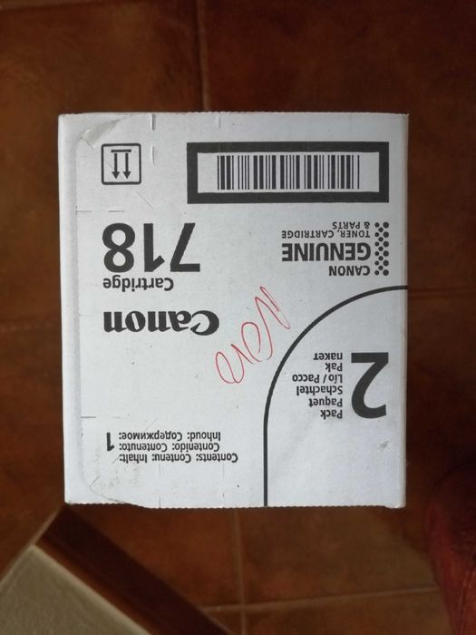 Toner - recarga 718 várias cores